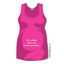 Anniversaire Humour Femme Enceinte Temple Femme enceinte au peignoir de profil (modèle zina). anniversaire humour femme enceinte temple