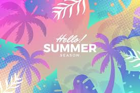 Summer.woah.summer is an amazing person,no doubt!!she is beautiful without effort.she doesn't even need makeup.her natural beauty is enough to draw in many many guys,but she set on one guy. Premium Vector Flat Summer Background