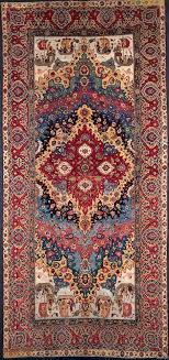 Persian Khorasan Rug Wool On Cotton Savafid 680 Cm X 313 Cm Early 17th C Applied Arts Museum Of Vienna Mak Acem Halisi Antik Cam Ve Halilar