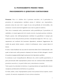 Pignoramento presso terzi 2020 stipendio pensione conto corrente bancario postale cessione del quinto iscrizione a ruolo contributo unificato e notifica. Il Pignoramento Presso Terzi Procedimento E Questioni Controverse