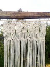 Makramee Vorhang Raum Teiler Tur Vorhang Retro Wandhangen Raumteilerturen Raumteiler Wande Stoff Raumteiler