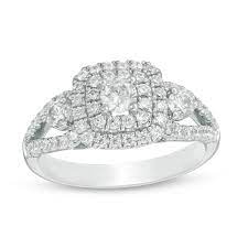 We did not find results for: 1 Ct T W Diamond Past Present Future Double Cushion Frame Engagement Ring In 14k Two Tone Gold Zales
