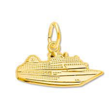 About gold coast canal cruises. Cruise Ship Charm 14k Yellow Gold Kay