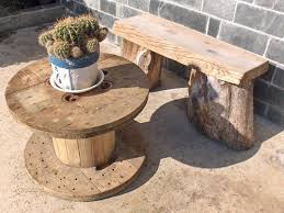 Gartentisch Holz Upcycling Kabeltrommel Kaktee Topf In 2020 Gartentisch Holz Kabelspulen Tisch Kabelspule
