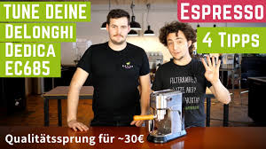 The delonghi dedica ec 680 is a kitchen appliance that allows its users to prepare hot beverages every time they want to. Upgrade 4 Tuning Tipps Fur Die Delonghi Dedica Ec685 Espressomachine Youtube