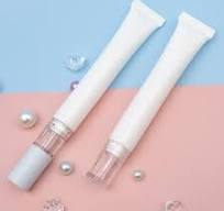 D16 Concealer Foundation Sponge Applicator Tip Mouth Plastic Aluminium  Cosmetics Soft Tube Cosmetic Squeeze Tube