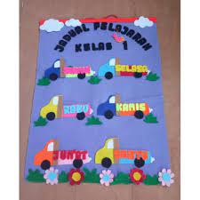 Hiasan dinding struktur jadwal kelas unik. Hiasan Diding Tempat Jadwal Pelajaran Sekolah Shopee Indonesia