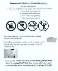 It may seem daunting to think of foods that won't hurt to eat or irritate wait at least 1 hour after your surgery to remove the gauze and eat. Surgical Tooth Extraction Hawkesbury