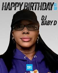 Happy Birthday to DJ Baby D of the legendary Mercedes Ladies. One of  Hip-Hop's first female DJ's from the first all female Hip-Hop crew. Wish  Baby D a Happy Birthday!!!🎂🥳