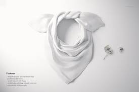 Wrapped Silk Scarf Mockup 22 Ffv 9 Mockup Fabric Factory Scarf