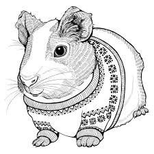 Polish your personal project or design with these guinea pig transparent png images, make it even more personalized and more attractive. Guinea Pig Coloring Pages Free Printable Coloring Pages For Kids