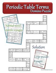 Domino De La Tabla Periodica Element Chemistry Chemistry Lessons Teaching Chemistry