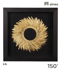 Alinea Lis Cadre Noir H60cm Deco Decoration Murale Alinea Decoration Cadre Noir Inspira Decoration Murale Noire Parement Mural Decoration Murale