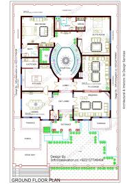 Beautiful Big Corner House Plan Design With Basement Pakistan India Saudi Arabia Afghanistan Dubai Best House Plans Floor Plan Drawing House Plans