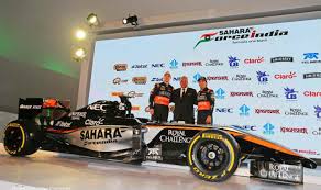 Force india formula one team limited, commonly known as force india and later sahara force india, was a formula one racing team and constructor based in silverstone, united kingdom, with an indian licence. Formula One Sahara Force India Reveal Their 2017 F1 Racing Car India Com