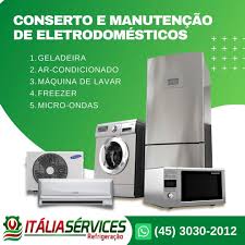 Itália Refrigeração - Conserto de Maquina de lavar, Geladeira, Microondas e Filtro Purificador de agua.