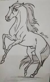 Spirit The Stallion Base Lineart By Me Spirit Drawing Drawing Tutorial Drawings
