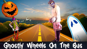 Ghostly Wheels On The Bus Nursery Rhyme Kids Songs Rhymes For Children Kids Songs Nursery Rhymes Rhymes For Kids