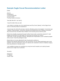 An eagle scout letter can be written by the spiritual advisor, parent, teacher, friend, or anyone who knows and is in close touch with the . 25 Eagle Scout Recommendation Letter Examples Templatearchive
