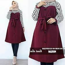 Seperti yang diketahui, baju yang kurang panjang dan menggunakan bahan. Terbaru 2021 Tunik Wila Rd Tunik Cantik Tunik Kekinian Tunik Muslim Atasan Baju Muslim Bhn Balotely Shopee Indonesia