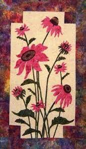 Coneflower Flower Cleo S Designs Fusible Applique Quilt Pattern Flower Quilts Applique Quilt Patterns Quilt Patterns