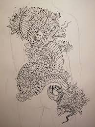 The sculpted snake tattoo drawn partially makes it look in motion giving realism to the tattoo. Japanese Kirin Tattoo Google Search Japanese Tattoo Japanese Snake Tattoo Small Japanese Tattoo