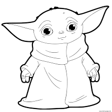 Tano suggested mando ( pedro pascal ) take. Baby Yoda Grogu Coloring Pages Printable