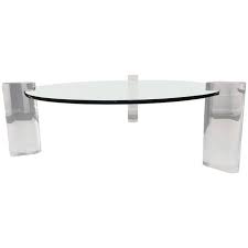 Br lucite coffee table in the manner of karl springer mid century modern furnishings white trash nyc. 1980s Mid Century Modern Karl Springer Coffee Table Chairish