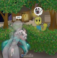 Xbooru - big breasts big penis big thighs black eyes bushes cum cum in  pussy cum inside cyan socks english text furry grey skin heart-shaped  pupils piggy (game) red pupils roblox roblox