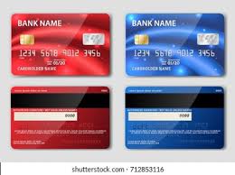 Generate unlimited free credit card numbers with security code and expiration date 2019 using a valid namso ccgen 2020. Red Blue Detailed Realistic Credit Cards Stock Vector Royalty Free 712853116