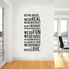 Don't leave your wall unadorned. House Rules Quotes Wall Stickers Real Fun Happy Love Vinyl Lettering Decal For Home Decor House Rules Wall Stickerquote Wall Sticker Aliexpress