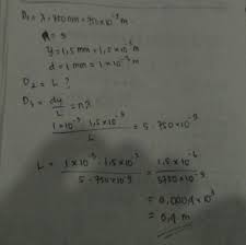 Check spelling or type a new query. Seberkas Sinar Dengan Panjang Gelombang 750 Nm Memasuki Celah Selebar 1 Mm Jika Jarak Antara Brainly Co Id