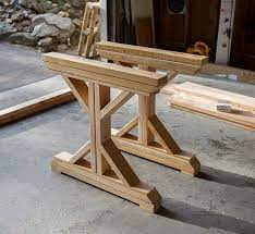 The price of the legs with the additional wood for this table keeps the cost of lumber for this table at around $300. Kitchen Chronicles Building A Fancy X Farmhouse Table Diy Dining Table Diy Farmhouse Table Farmhouse Dining Table