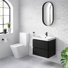 Black Bathroom Cabinets And Storage Units Black Vanity Unit With Drawers Black Bathroom Vanity Sink Soak Com Black Vanity Bathroom Bathroom Vanity Trends Black Bathroom