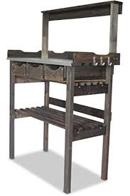 Gartendepot24 Pflanztisch Aus Holz Mit 3 Schubladen Zinkplatte Schwarz B78 X T38 X H82 113 Cm In 2020 Pflanztisch Pflanztisch Selber Bauen Pflanztisch Aus Paletten