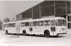Bussing Interurban Articulated Bus Operated By Former Deutsche Bundespost Oldtimer Bus Transportmittel Reisebus