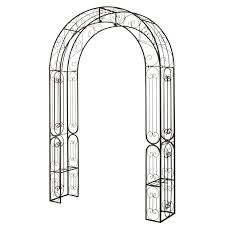 Arche De Jardin En Fer Marron Fonce Vieilli En 2020 Arche Jardin Maison Et Maison Du Monde