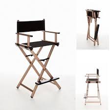Lightweight And Portable Director Chair Aluminum Frame With Black Canvas Outdoor Furniture Folding Chair Indoor Mak Indoor Chairs Folding Chair Directors Chair