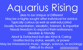 Aquarius rising guys and gals are striking in some way, and at odds with the normies. Traits Of Aquarius Rising Ascendent Note This Is Not The Same As The Sun Sign Aka The Day Someone Is Born Risin Aquarius Rising Aquarius Aquarius Zodiac