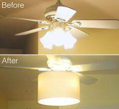 This drum style fan called humboldt offers 360° of loft inspired beauty and comfort. Diy Ceiling Fan Makeover Drum Shade Tutorial Shows How To Attach To Piece Around The Centre Pull Chain Ceiling Fan Makeover Diy Ceiling Lighting Makeover