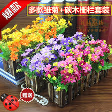 Check spelling or type a new query. Buy 50 80 Cm Wooden Fence Small Daisies Simulation Potted Artificial Flowers Artificial Flowers Silk Flower Garden Floral Decoration Living Room Furnishings Suit In Cheap Price On M Alibaba Com