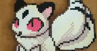 Kirara Perler Embroidery Art Perler Beads Designs Pixel Art
