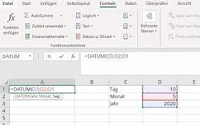Sie können nicht haben immer zu zahlen einige. Excel Datum Funktion So Einfach Funktioniert S Ionos