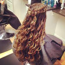 Dutch Braid Homecoming Hair Wand Curls Homecoming Hairstyles Hair Wand Curls
