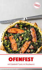 Grunkohl Tarte Mit Kochwurst Rezept Grunkohl Rezepte Grunkohlsalat