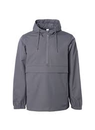 Water Resistant Windbreaker Hooded Anorak Jacket Klothwork