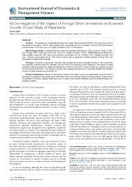 Maybe you would like to learn more about one of these? Pdf An Investigation Of The Impact Of Foreign Direct Investment On Economic Growth A Case Study Of Mauritania Limam Ould Mohamed Mahmoud Academia Edu