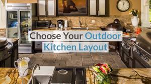The simplest outdoor kitchen layout, the island is similar to traditional stone bbq islands. Outdoor Kitchen Layouts U Shaped L Shaped More