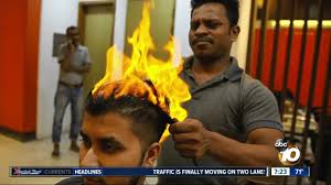 Best hair salon near me. Fire Used To Cut Hair Youtube