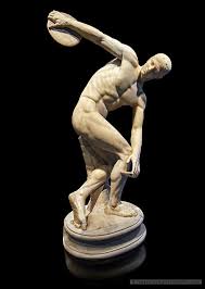 A discus thrower requires strength, speed, balance and explosive power. Roman Sculpture Of A Discus Thrower Paros Marble Made In The Mid 2nd Cent Ad Excavated From The Villa Pal Roman Sculpture Ancient Greek Sculpture Roman Statue
